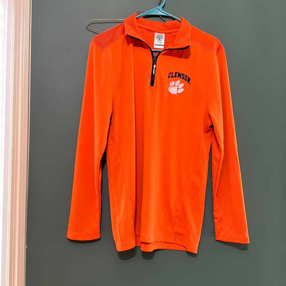 Rivalry Threads Clemson Tigers pullover half-zip orange